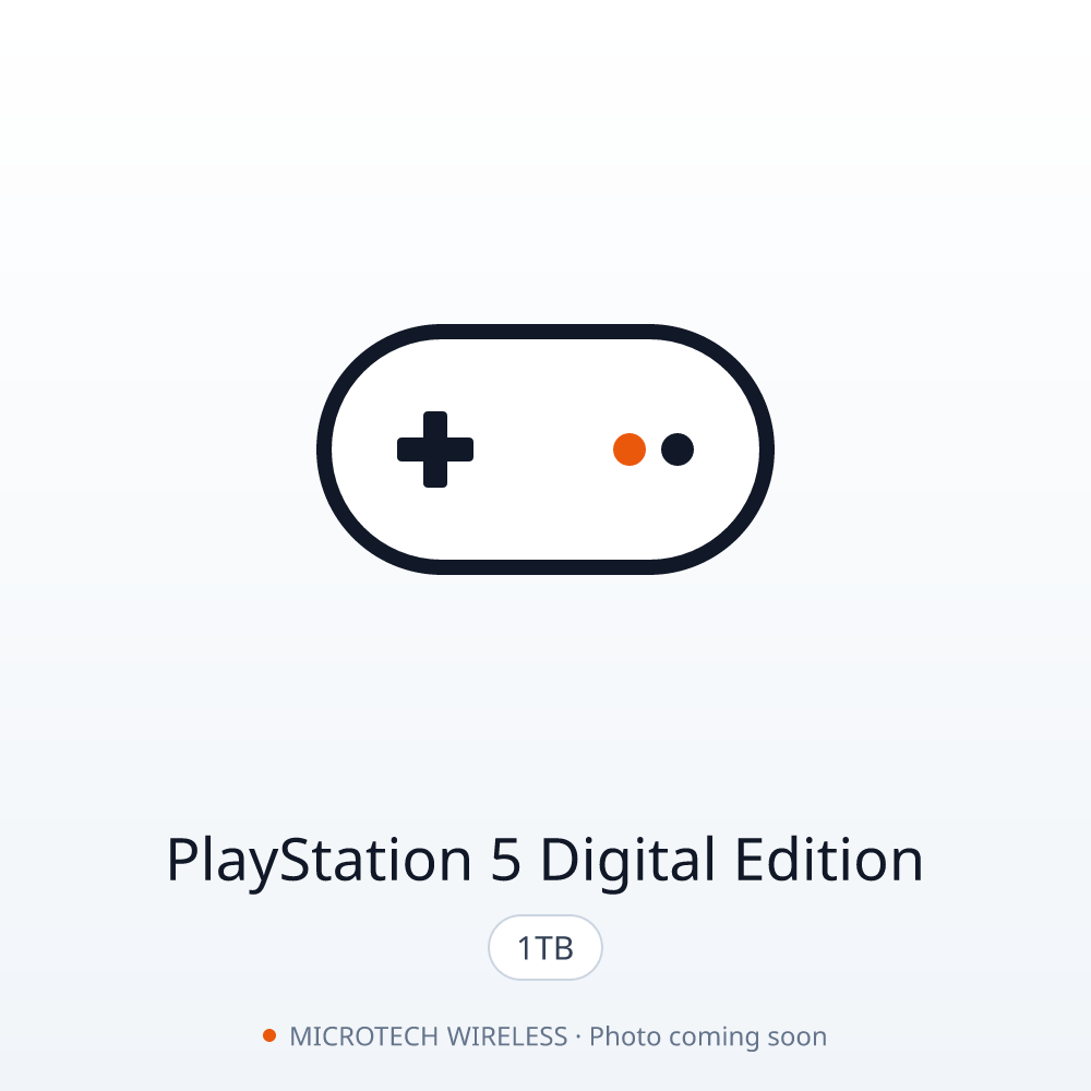 PlayStation 5 Digital Edition 1TB