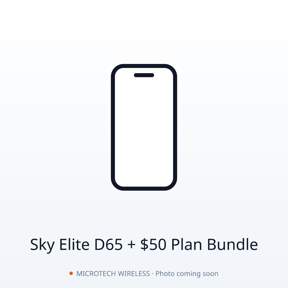 Sky Elite D65 + $50 Plan Bundle