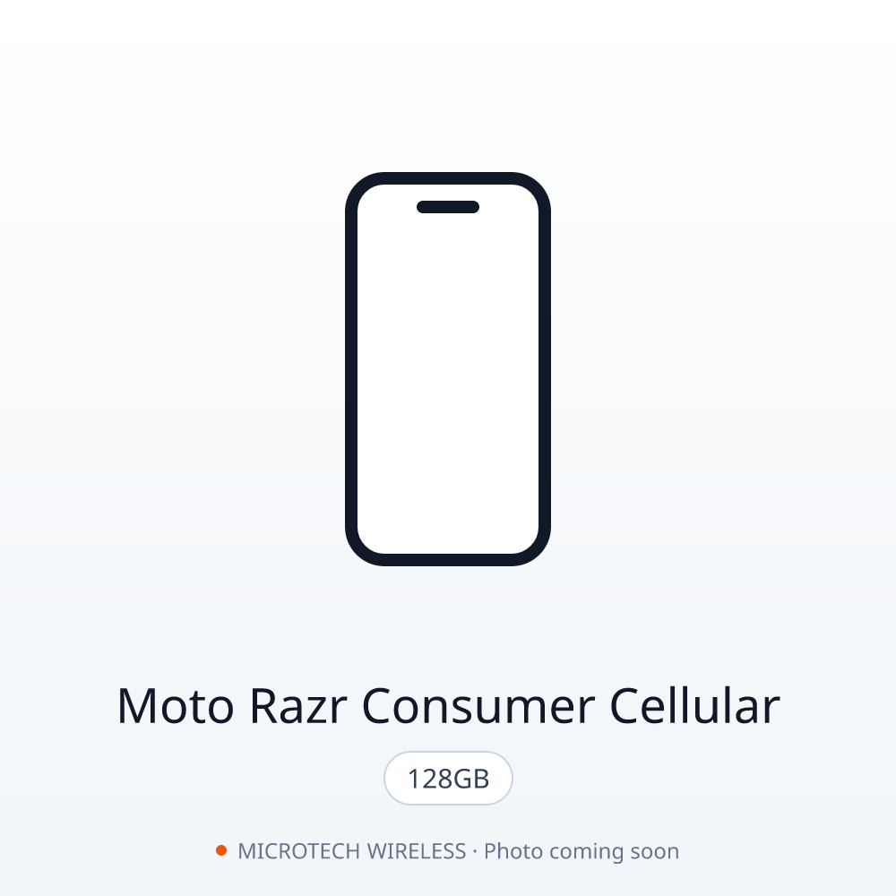 Moto Razr 128GB Consumer Cellular