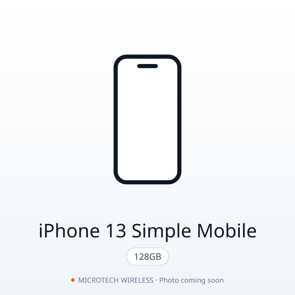 iPhone 13 128GB Simple Mobile