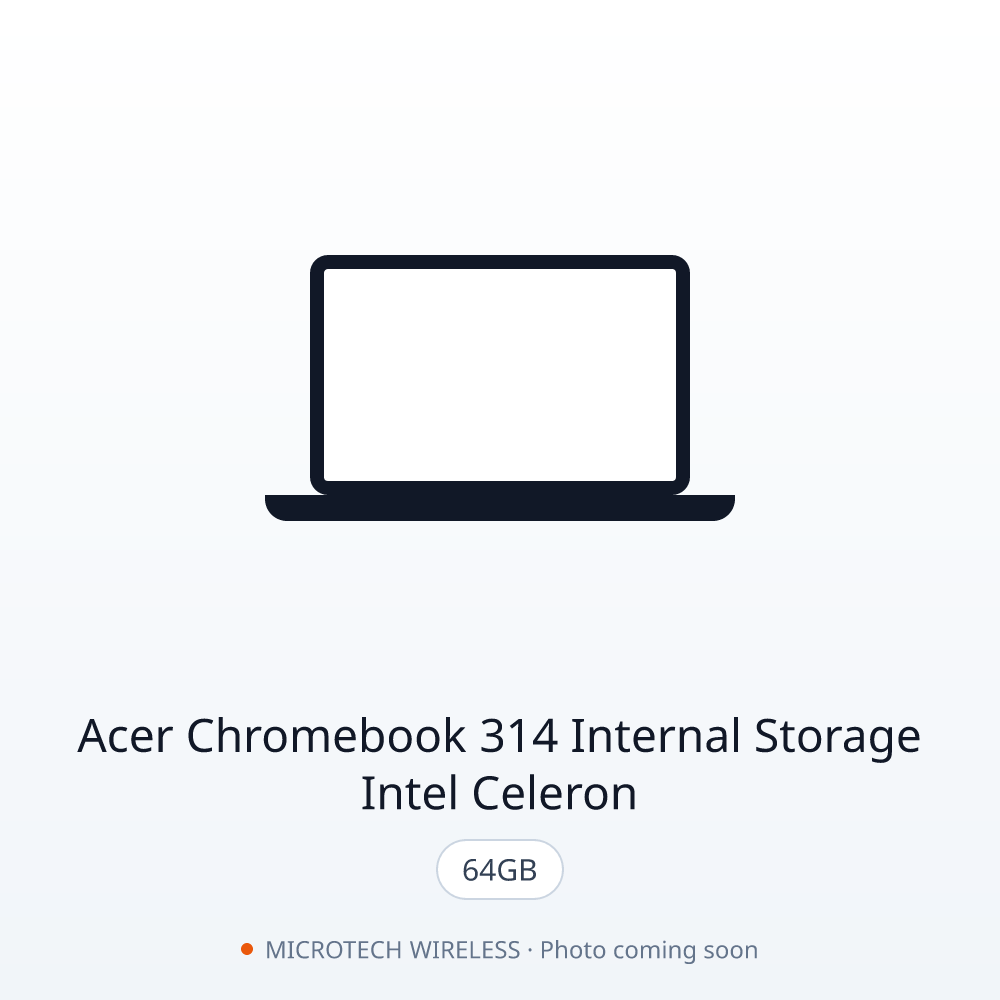 Acer Chromebook 314 Internal Storage 64GB Intel Celeron