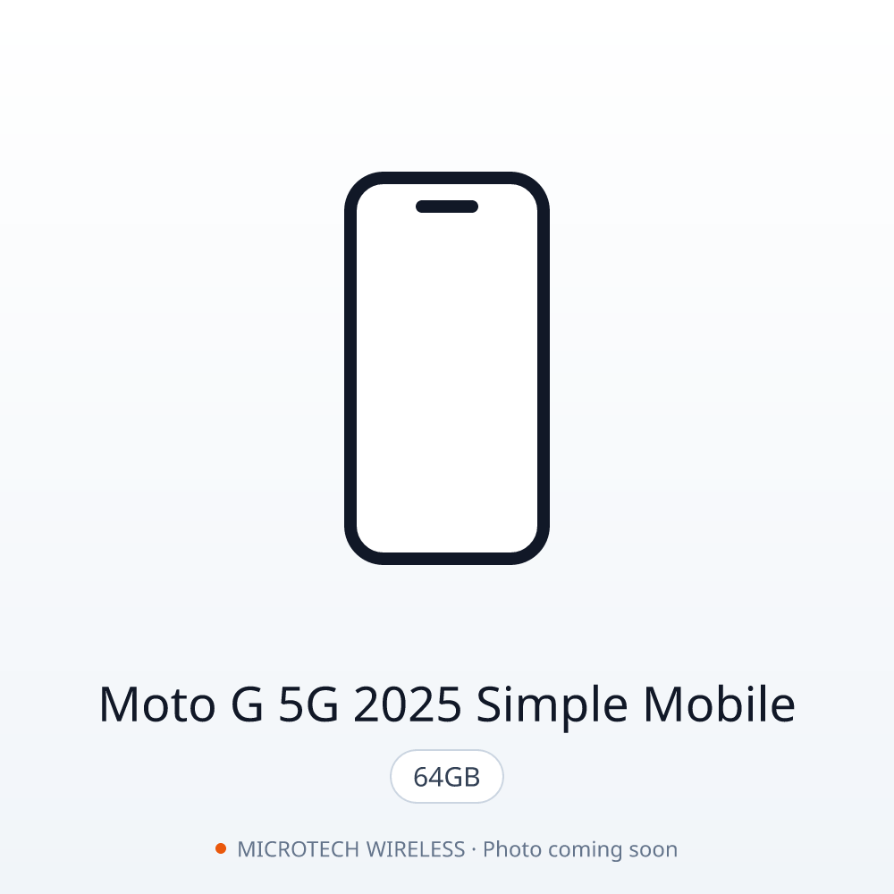 Moto G 5G 2025 64GB Simple Mobile