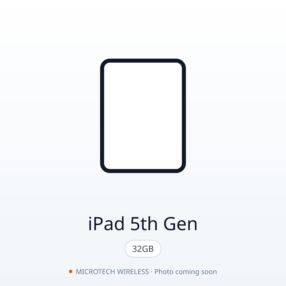 iPad 5th Gen 32GB