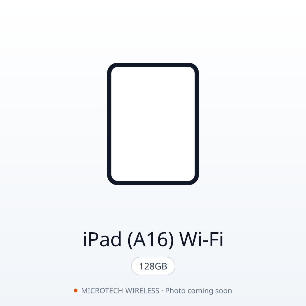 iPad (A16) Wi-Fi 128GB