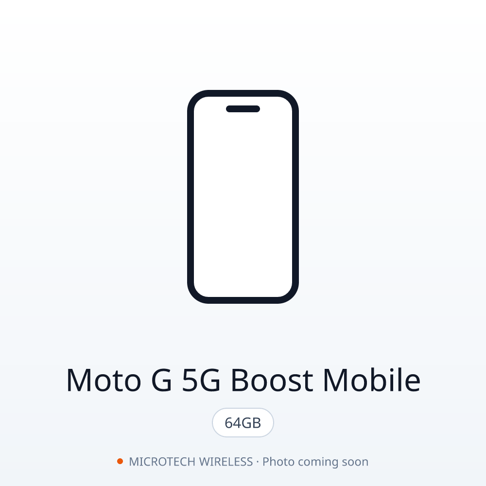 Moto G 5G 64GB Boost Mobile