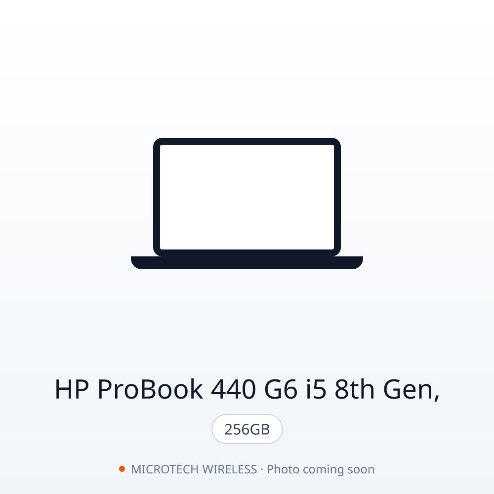 HP ProBook 440 G6 i5 8th Gen, 256GB