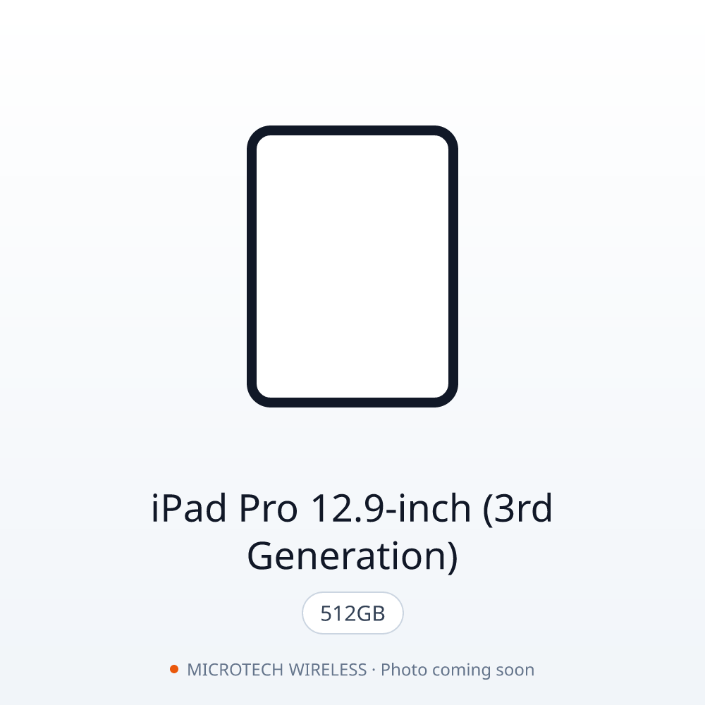 iPad Pro 12.9-inch (3rd Generation) 512GB