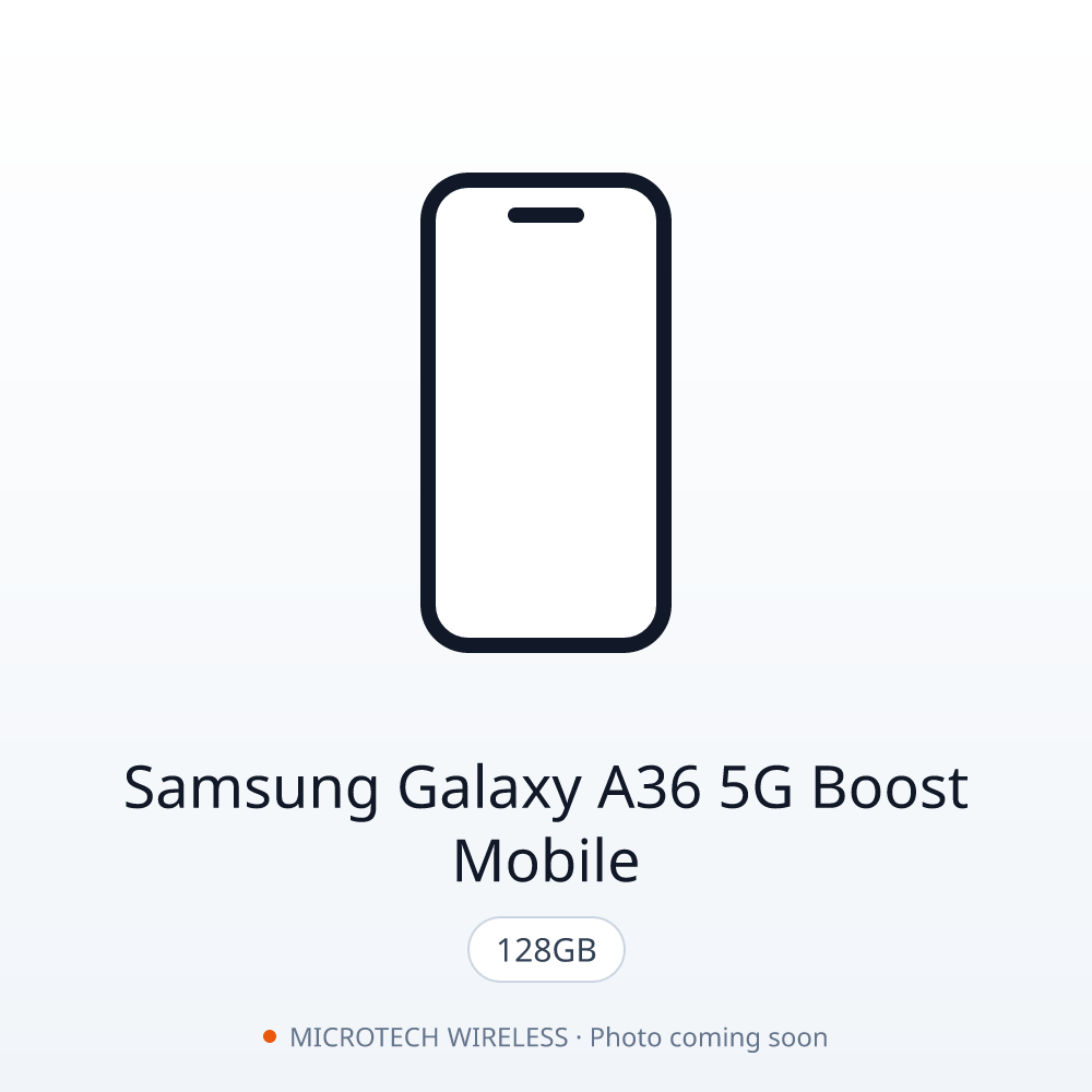 Samsung Galaxy A36 128GB 5G Boost Mobile