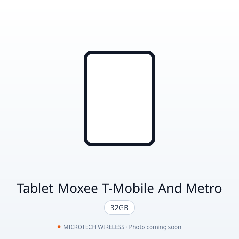 Tablet Moxee 32GB T-Mobile and Metro
