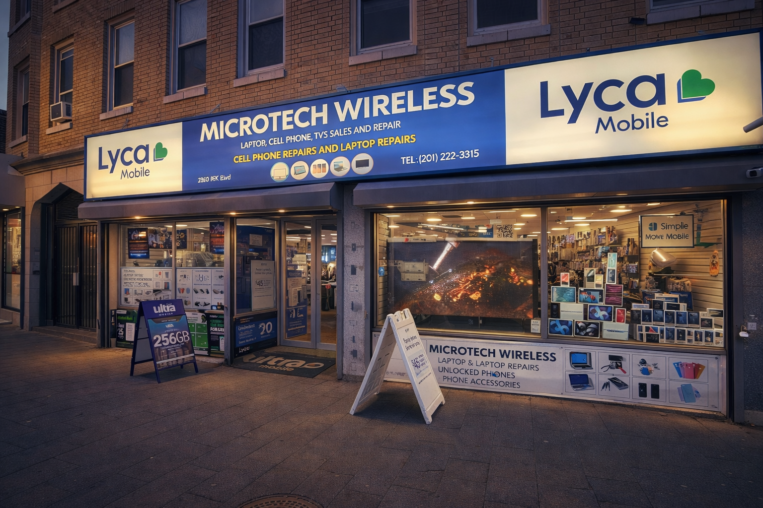 MICROTECH WIRELESS storefront in Jersey City
